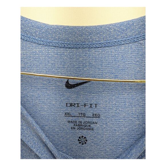NWT Nike Men's Dri-FIT Ready Fitness T-Shirt in Game Royal size XXL - Picture 6 of 7